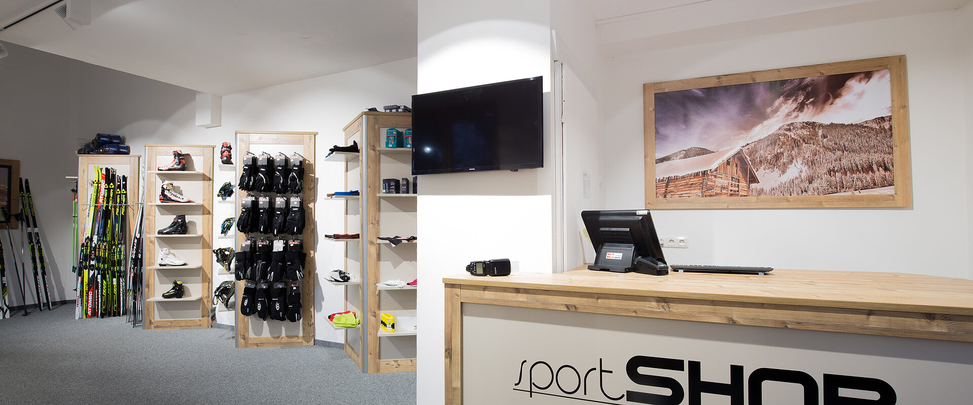 Ski-Sportshop in der Gnadenalm