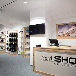 Ski-Sportshop in der Gnadenalm