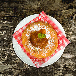 leckerere Krapfen auf der Gnadenalm