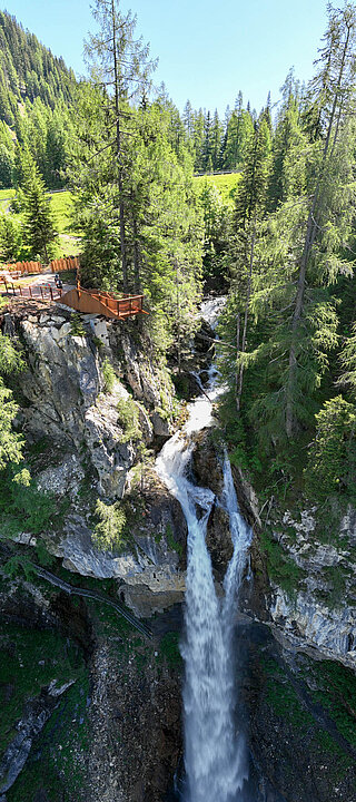 Der Johanneswasserfall in der Nähe der Gnadenalm